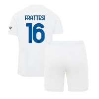 Maglie da calcio Inter Milan Davide Frattesi #16 Seconda Maglia Bambino 2023-24 Manica Corta (+ Pantaloni corti)